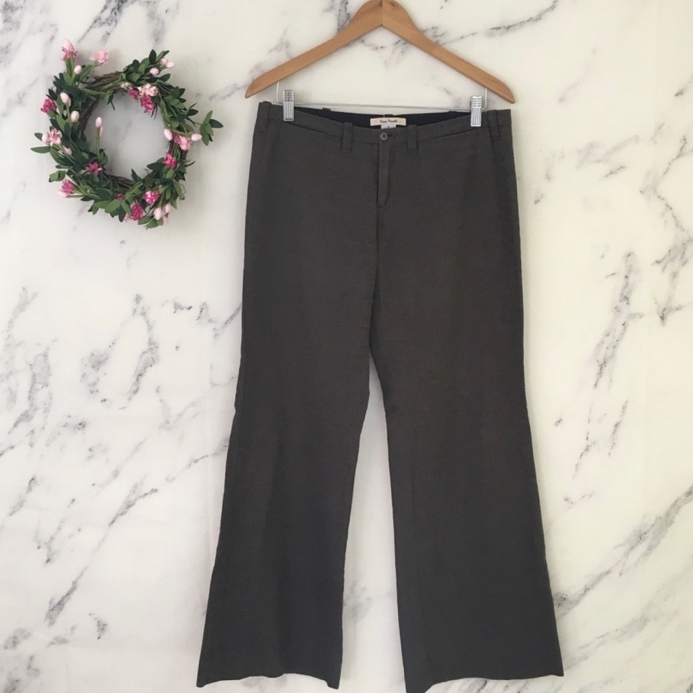 FREE PEOPLE wool blend trousers